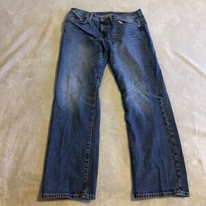 H&M Men Straight Regular Fit Blue Denim Jeans‎ Size 36/32 Streetwear Western